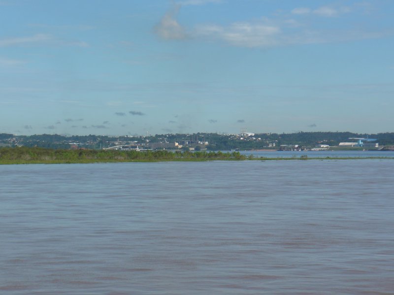 First sight of Manaus