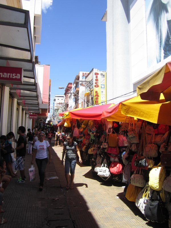 Market street in Manaus