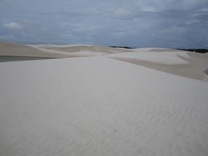On the dunes at Lencois Maranhenses