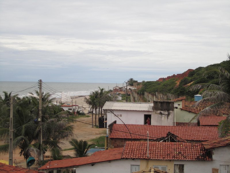 The view of Morro Branco from our pousada