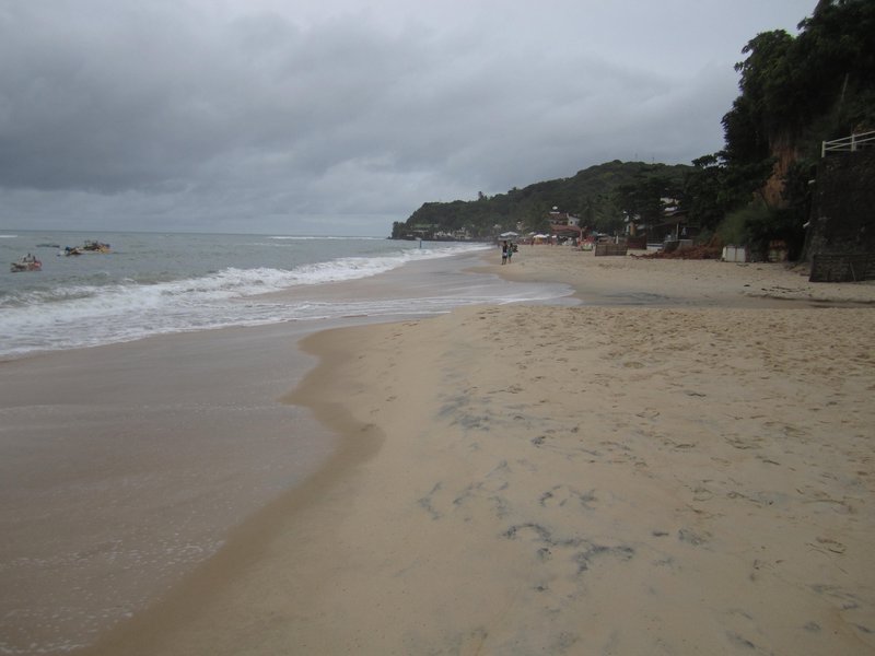 Praia de Pipa on a cloudy day