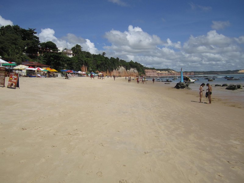 Praia de Pipa on a sunny day