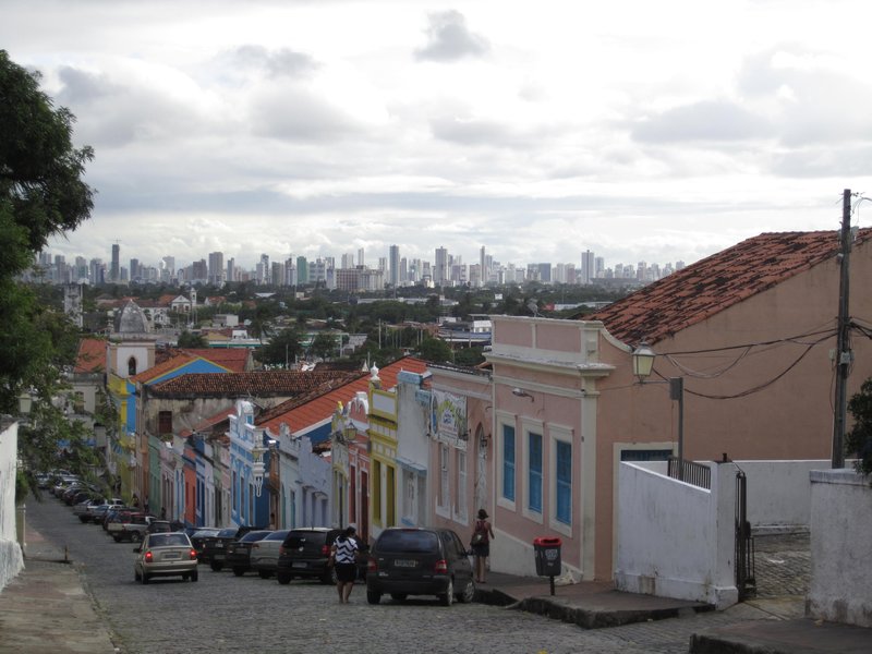 View down the hill with Recife in the background