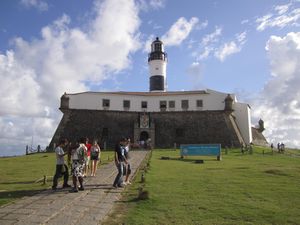 The fort and lighthouse