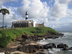 The fort and lighthouse