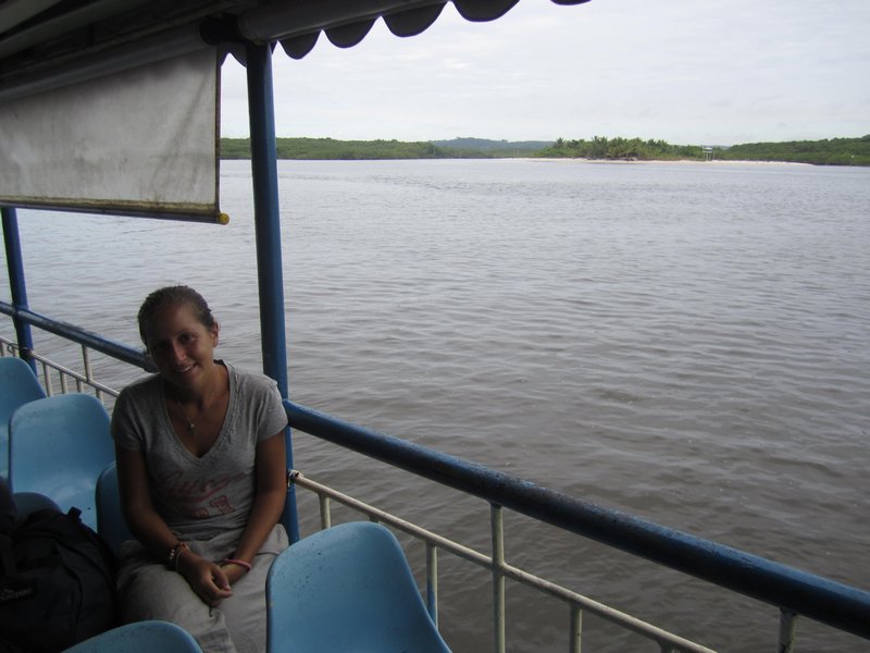 On the boat across the river to Arrial d'Juda