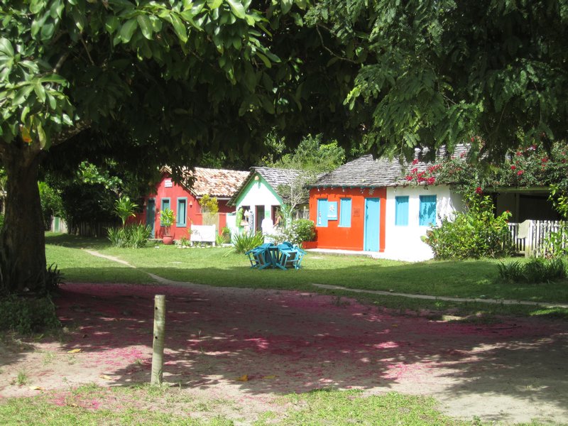 Houses around the park