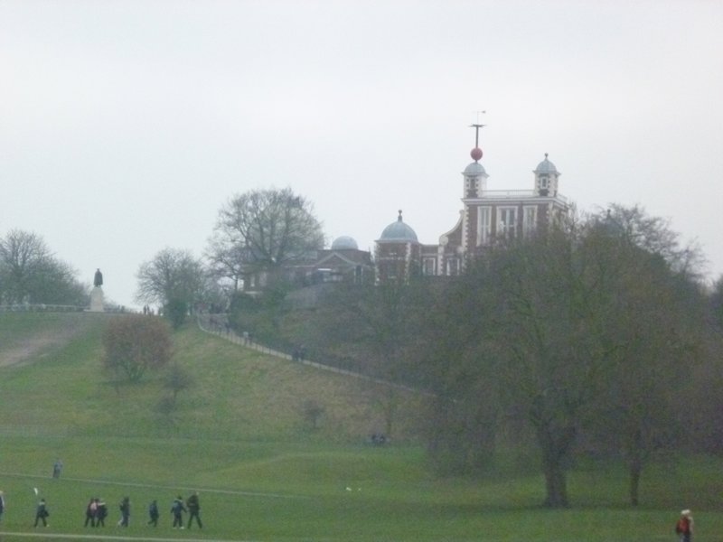 View up the Hill in Greenwhich Park 
