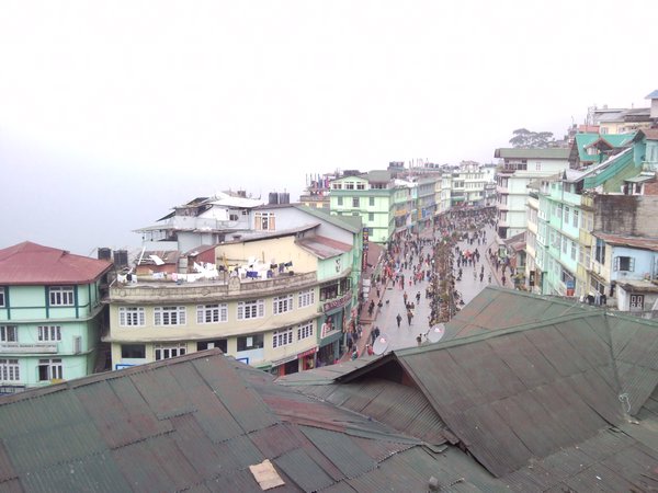 La calle Larios de la Ciudad de Gangtok