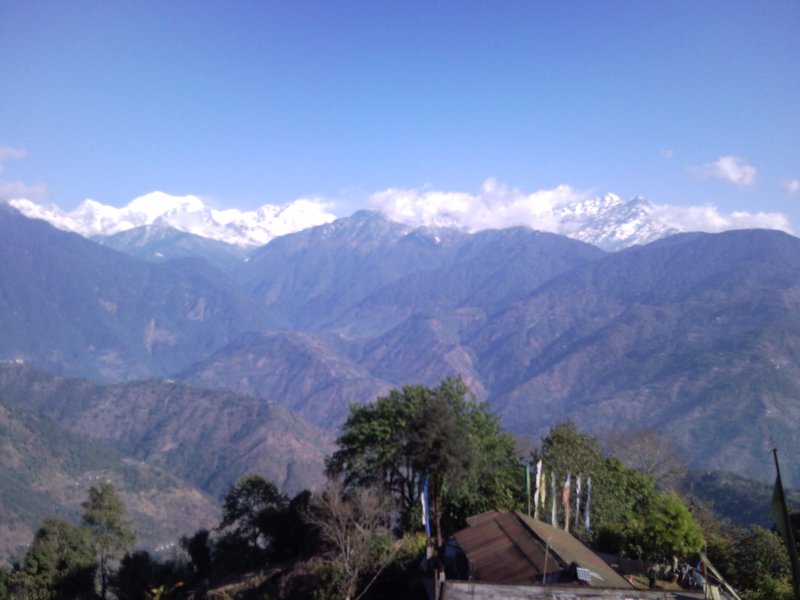 Vista Himalaya desde Pelling