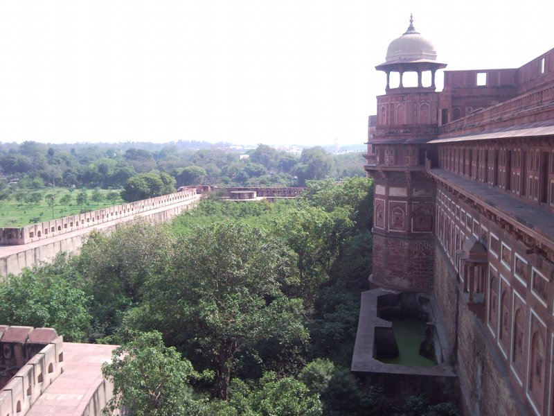 Muralla segunda de 20 mts Fuerte de Agra