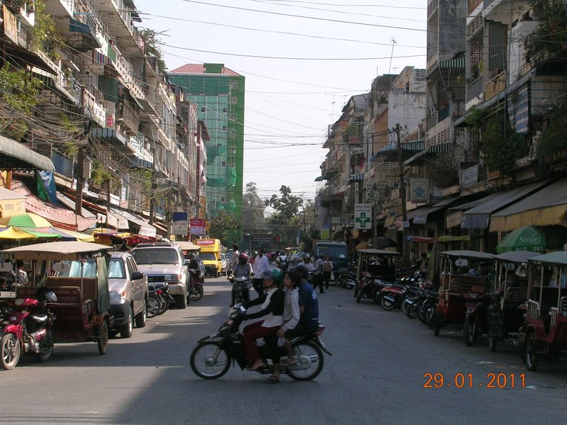 A street in Phnom Penh