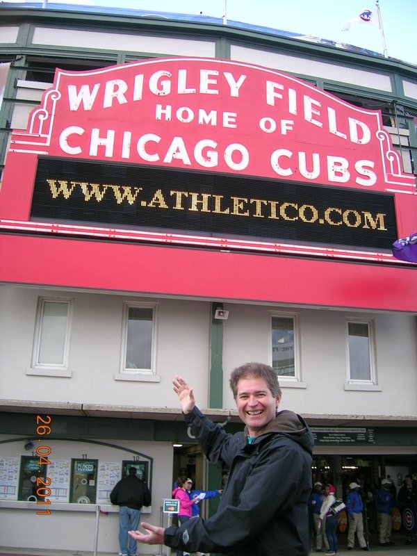 Me at Wrigley Field for the game