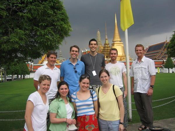Group photo at Grand Palace