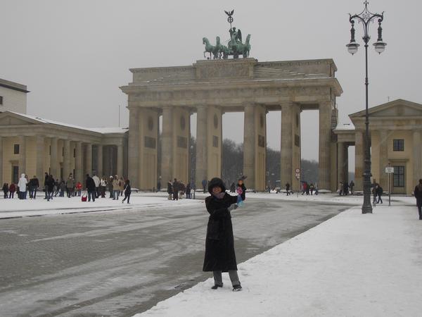 By the Brandenburg Gate