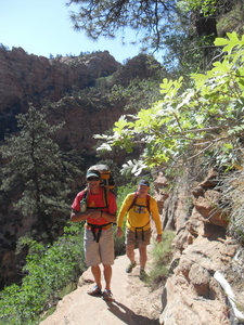 going up water canyon