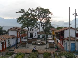 Colombian colonial square