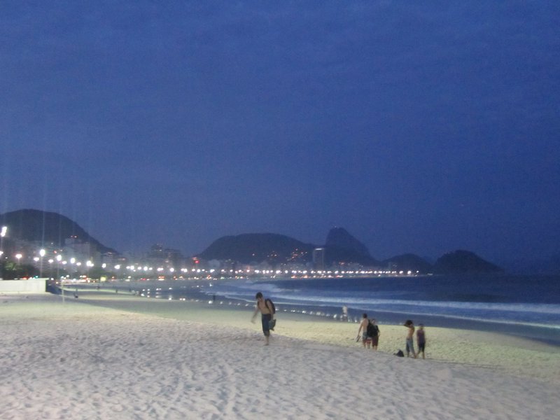 Copacabana at night