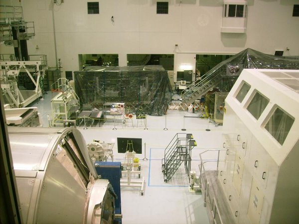 Salle de preparation des satellites