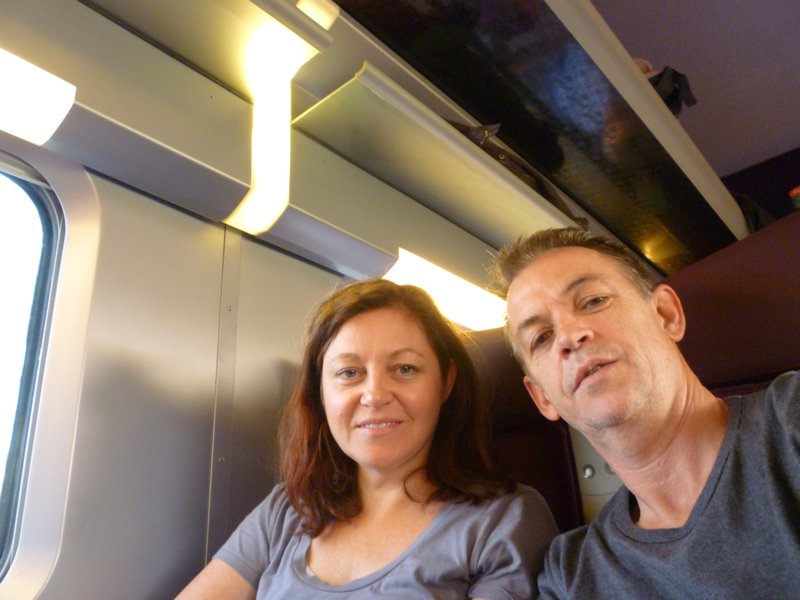 On the train from Paris to Tours