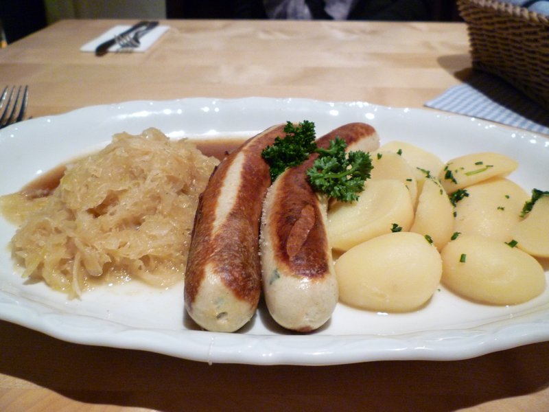 our typical meal in Munich