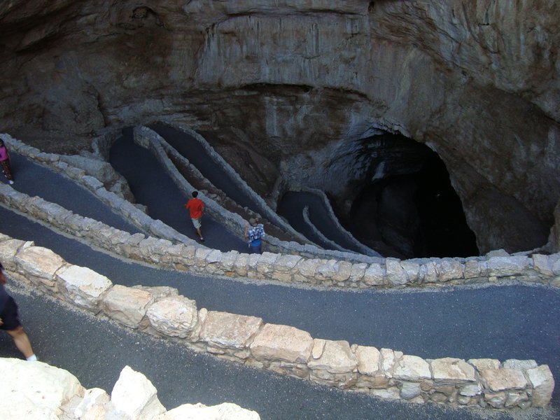Natural entrance to the caves