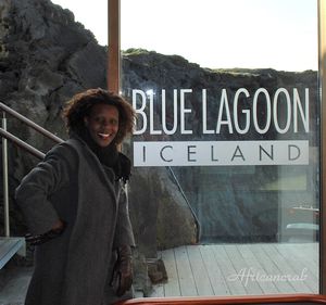 Me at the Blue Lagoon