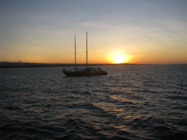 Sunset in Galapagos