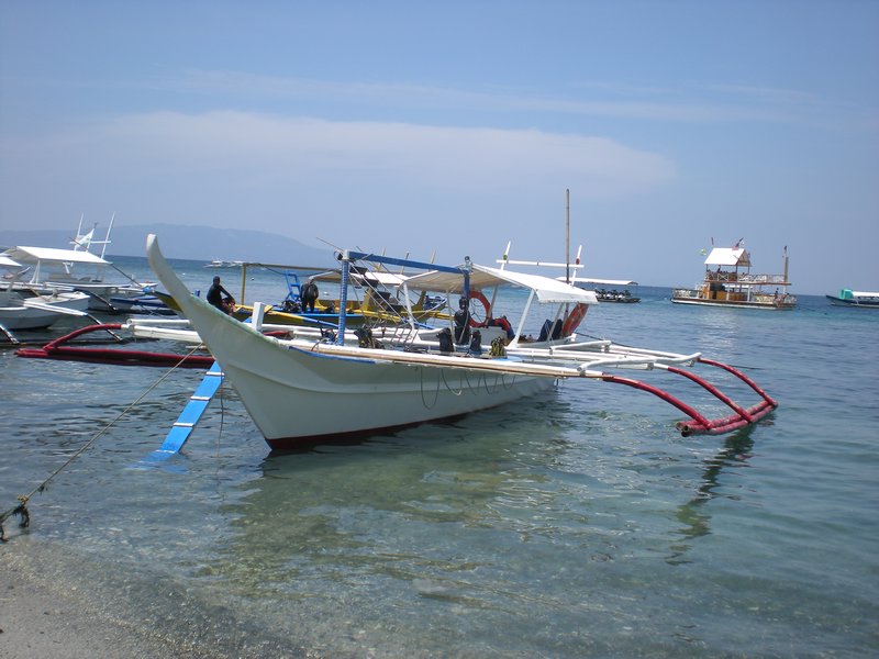 Local 'bangka' boat