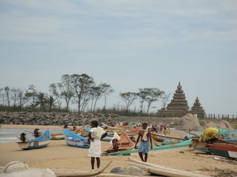 Der Strand von Mamallapuram