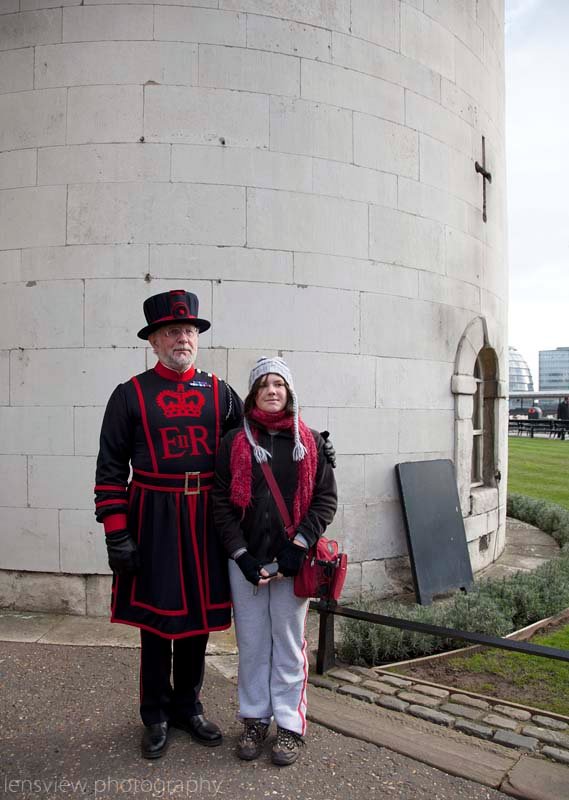 Bree With Beefeater - Tower of London