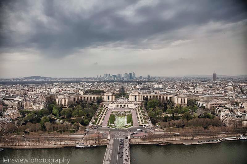 Trocadero From The Eiffel Tower