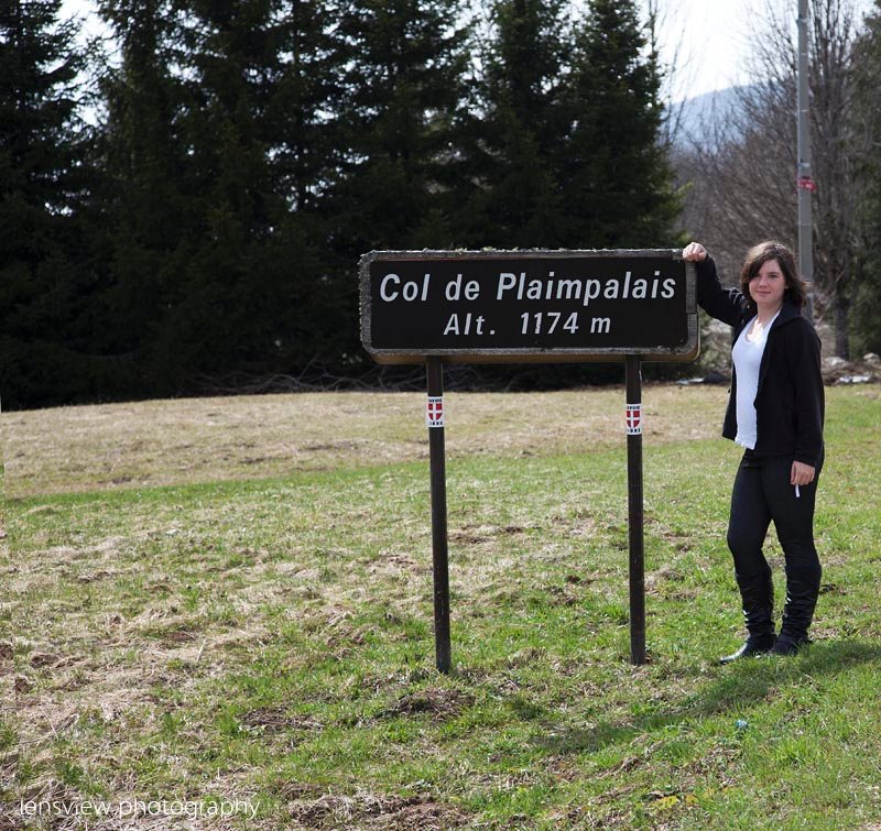 Bree At The Col de Plaimpalais