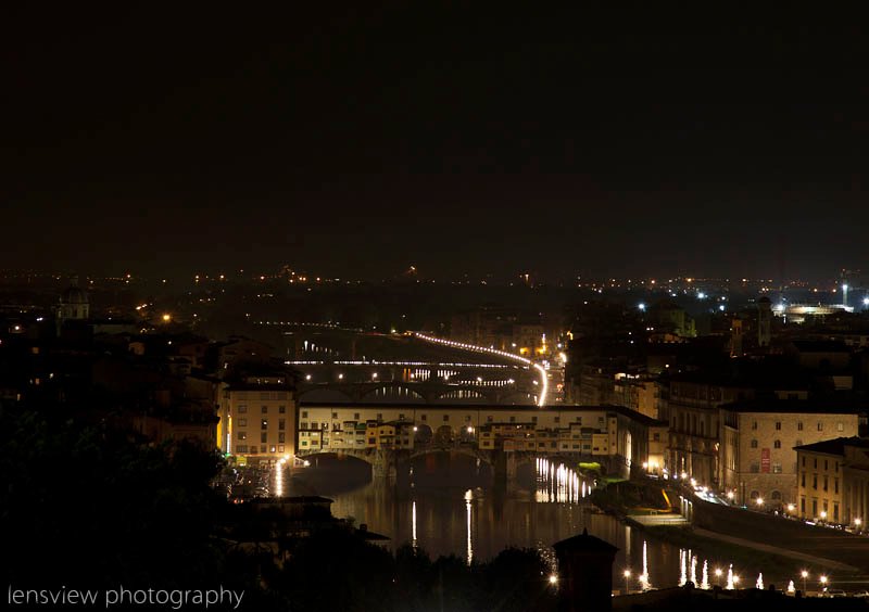 Ditant Night Shot Ponte Vecchio - Florence