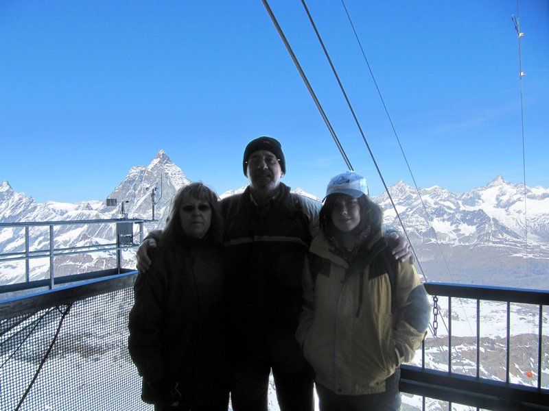 Us with Matterhorn behind
