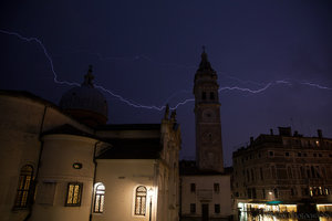 Lightning Over Campo Santa Maria Formosa