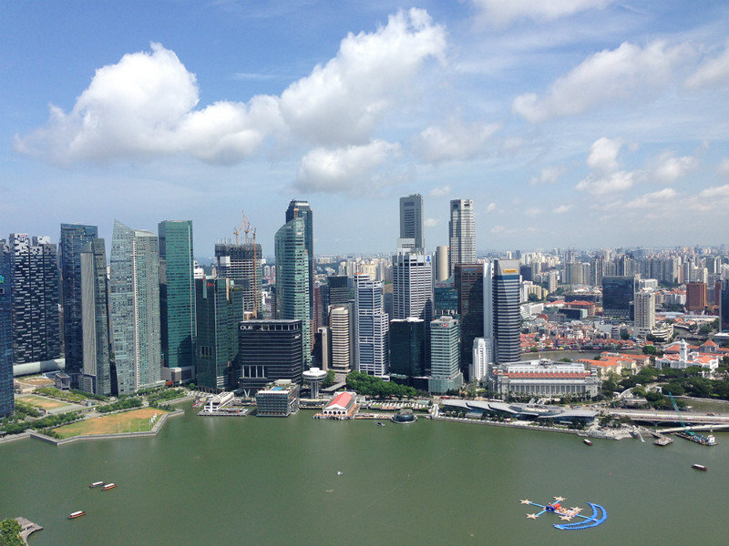 View From Sky Park Marina Bay Sands