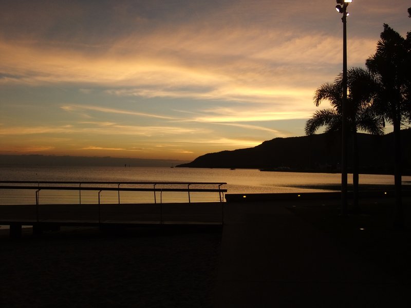 Cairns at sunset