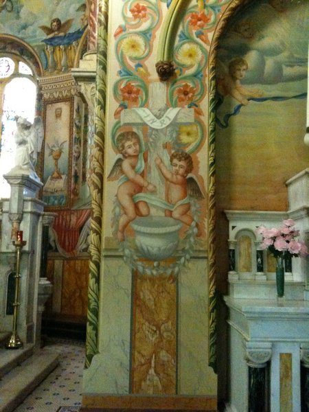 Murals in St Mary's Church, Bairnsdale