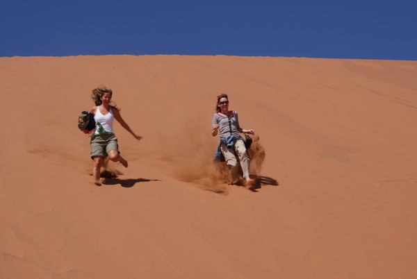 Krista & Clara at Soussesvlei Dunes