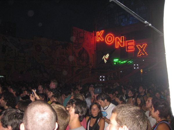 Konex by night - check out the people