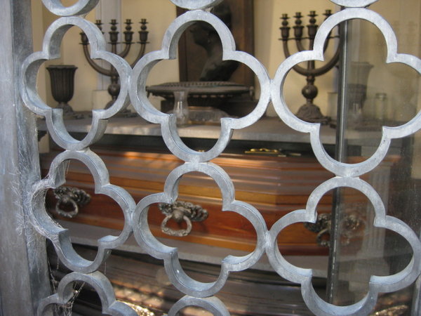 Creepy coffins at Recoleta Cemetry