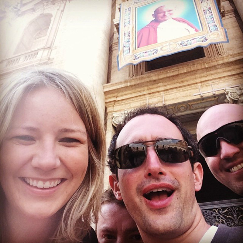 Papal Selfie with JP2