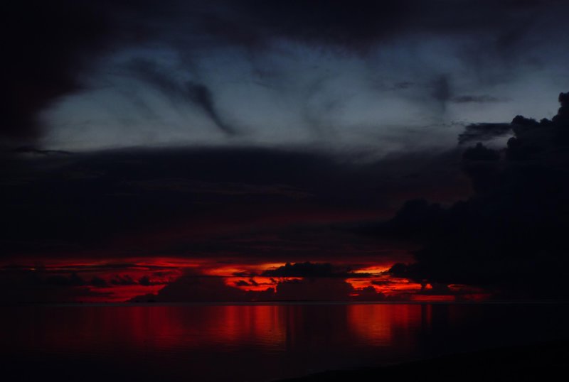 Sunset Carp Island