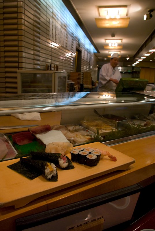Fresh sushi, Ginza
