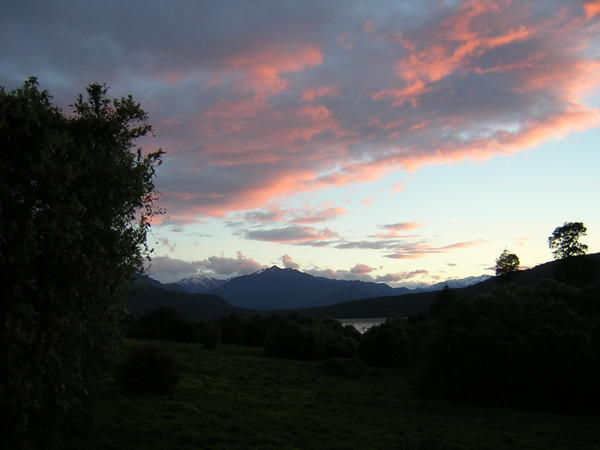 Sunset at Lake Kaniere