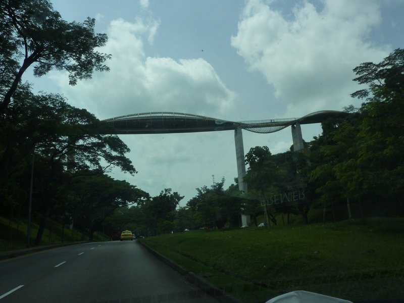 What Henderson bridge looks like from the road