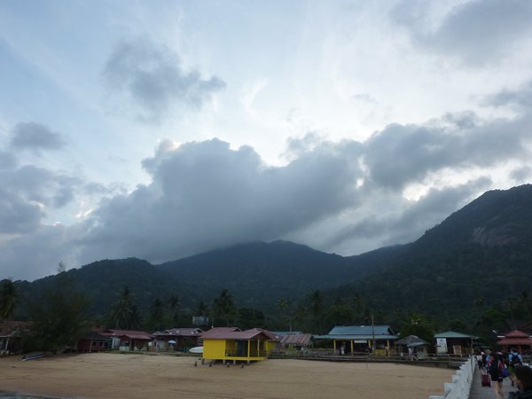 Tioman Island when we arrived