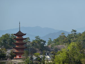 Five tiered pagoda