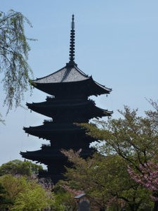 Toji temple pagoda
